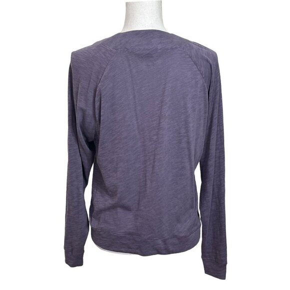 Universal Standard Lightweight Cardigan Women’s Size 0 Navy Pima Cotton V-Neck - Picture 8 of 12